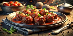 Porcupine meatballs