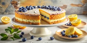 mary berry lemon and blueberry cake